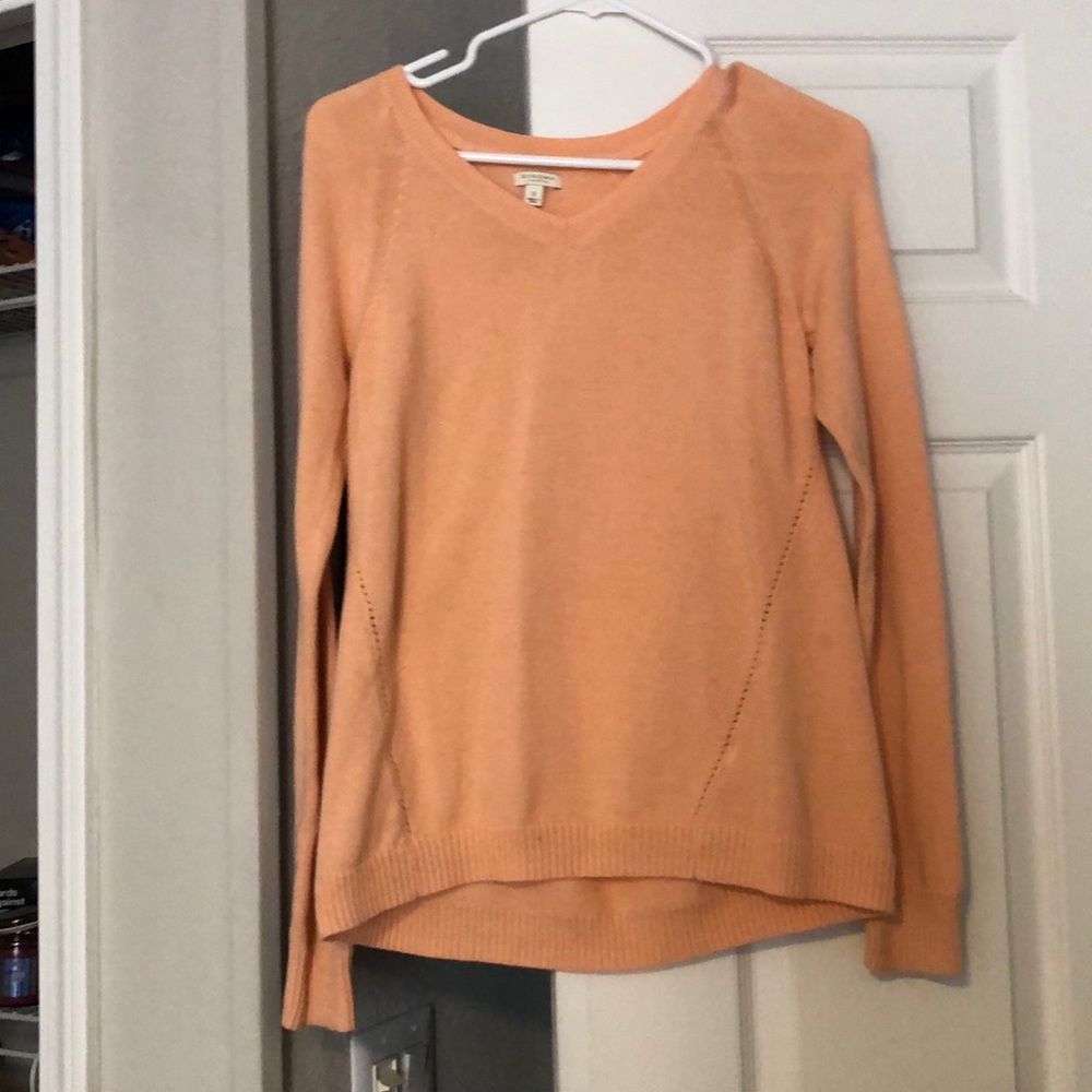 Peach sweater shirt
